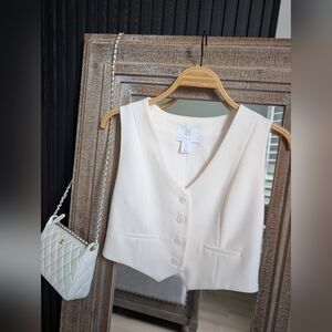 House of Harlow 1960 Button Up Vest